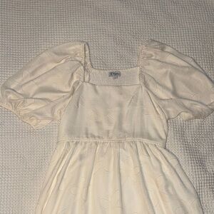Women’s Cream Floral Dress